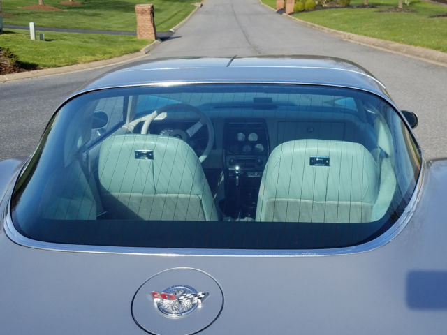 1978 Silver Chevrolet Corvette Coupe