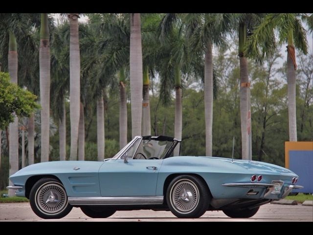 1964 Blue Chevrolet Corvette Convertible