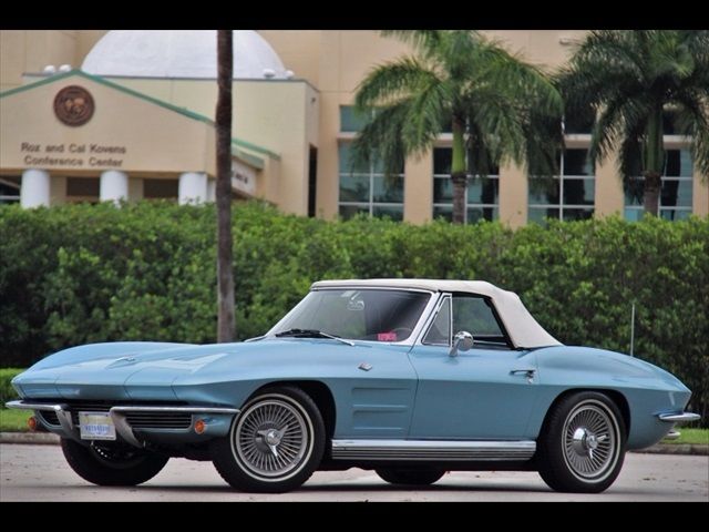1964 Blue Chevrolet Corvette Convertible