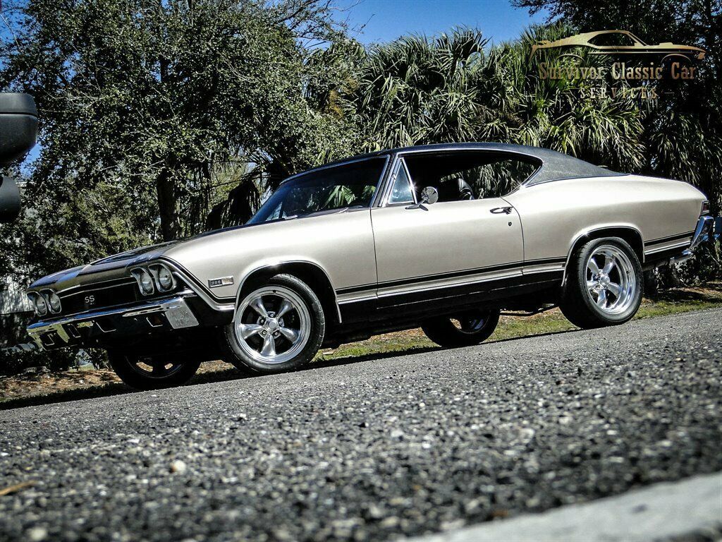 1968 Silver Chevrolet Chevelle 2d : 2 Door Hard TOP