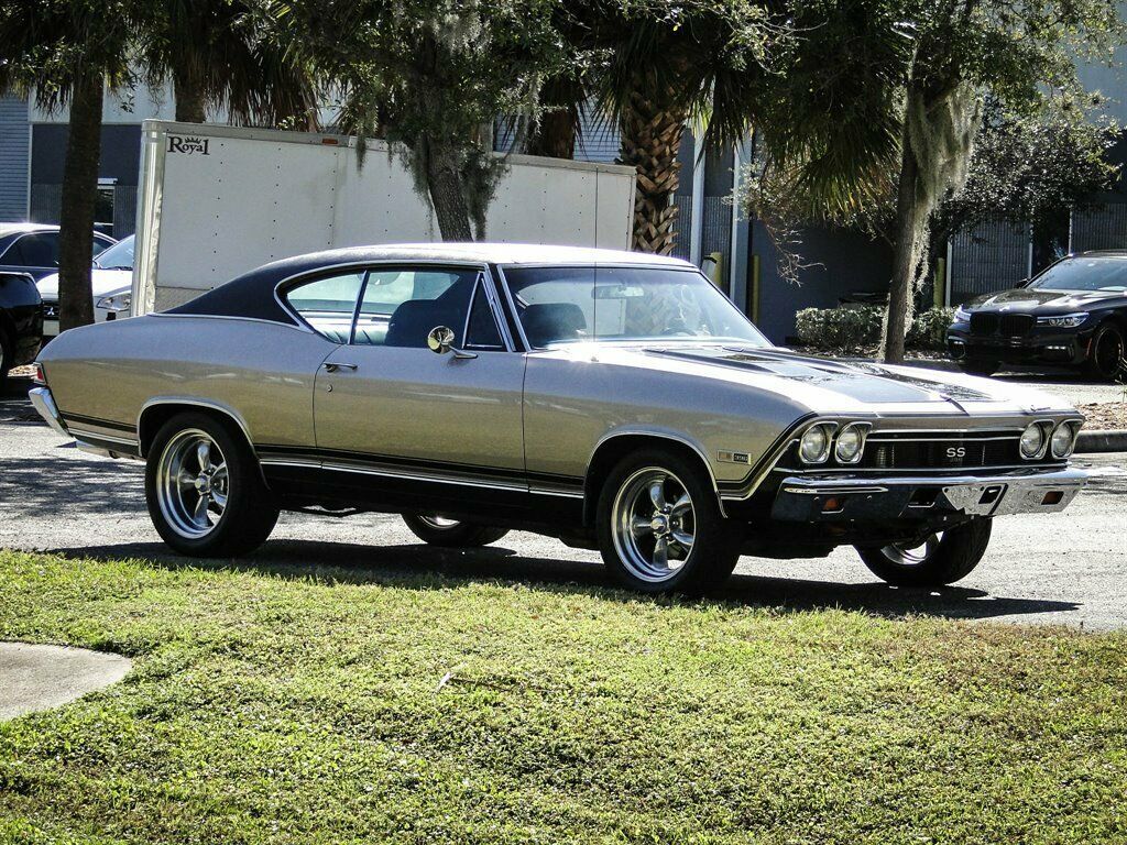 1968 Silver Chevrolet Chevelle 2d : 2 Door Hard TOP