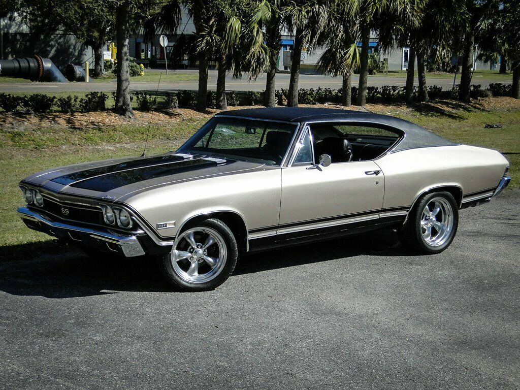 1968 Silver Chevrolet Chevelle 2d : 2 Door Hard TOP