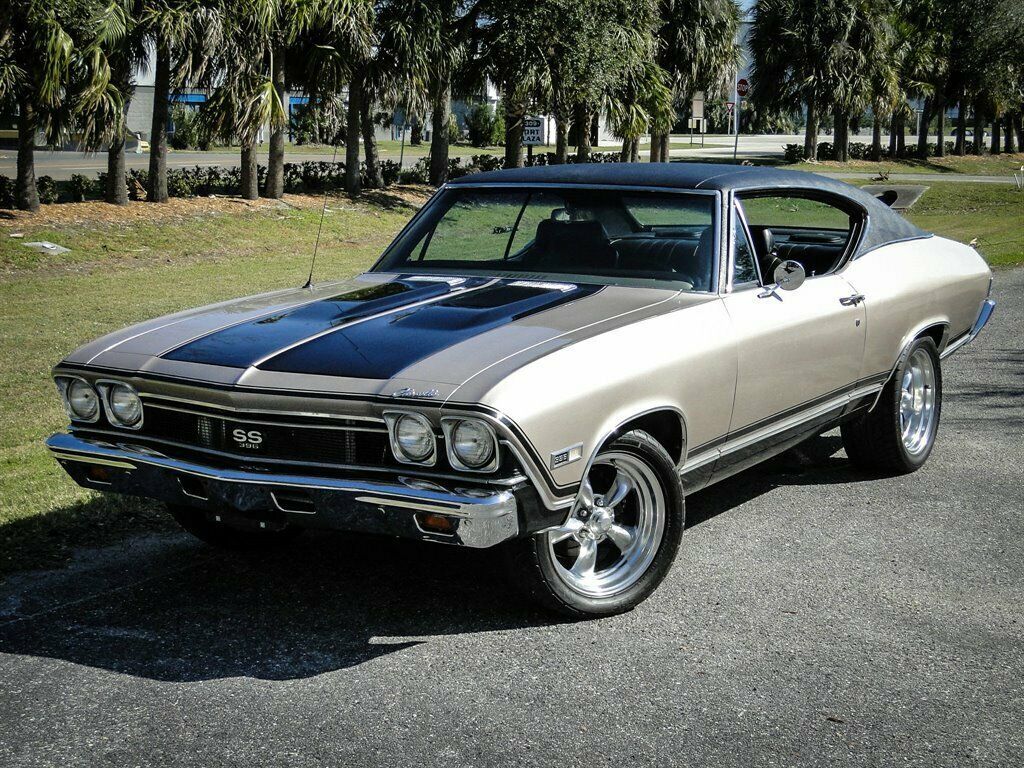 1968 Silver Chevrolet Chevelle 2d : 2 Door Hard TOP