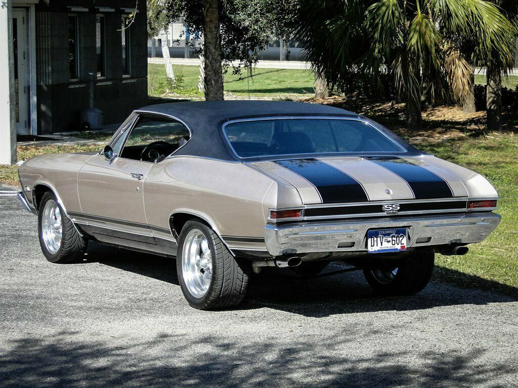 1968 Silver Chevrolet Chevelle 2d : 2 Door Hard TOP