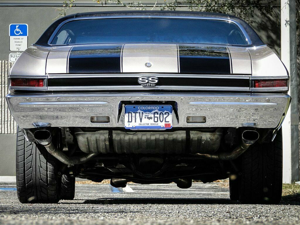 1968 Silver Chevrolet Chevelle 2d : 2 Door Hard TOP