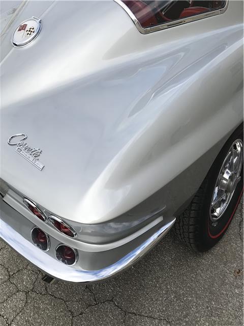 1963 Silver Chevrolet Corvette coupe