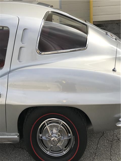 1963 Silver Chevrolet Corvette coupe