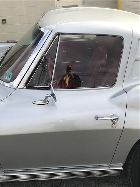 1963 Silver Chevrolet Corvette coupe