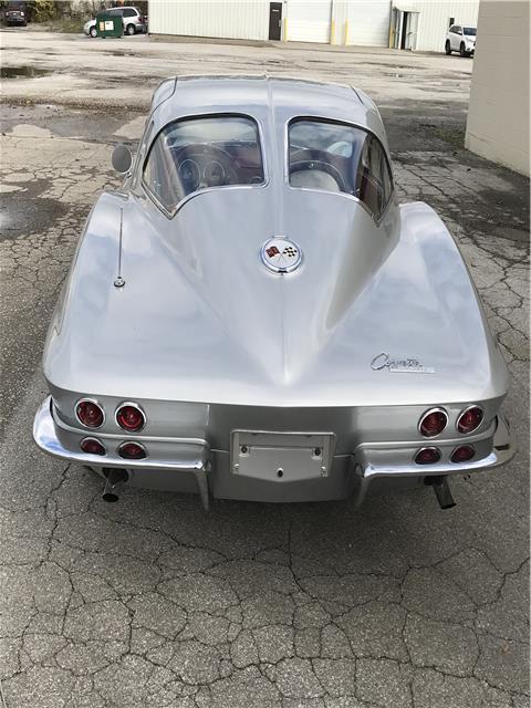 1963 Silver Chevrolet Corvette coupe