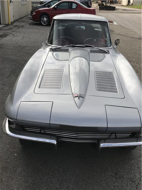 1963 Silver Chevrolet Corvette coupe