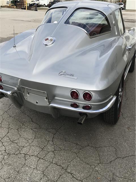 1963 Silver Chevrolet Corvette coupe