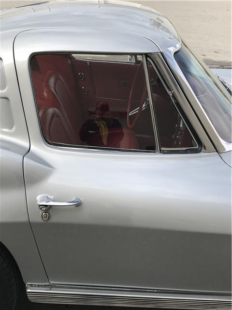 1963 Silver Chevrolet Corvette coupe