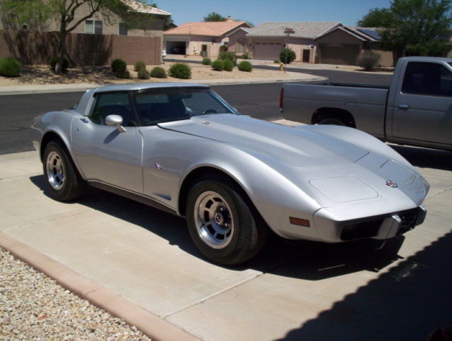 1978 Silver Chevrolet Corvette Coupe