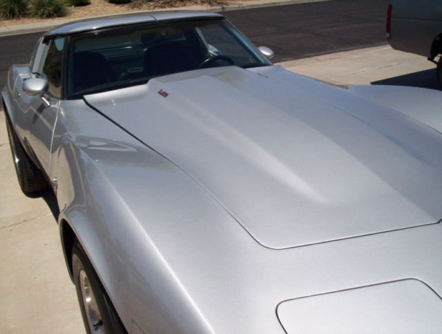1978 Silver Chevrolet Corvette Coupe
