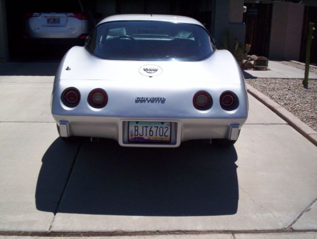 1978 Silver Chevrolet Corvette Coupe