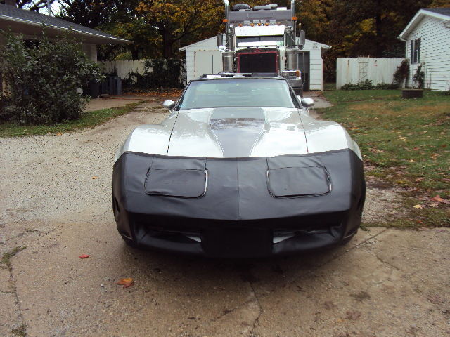 1980 Silver Chevrolet Corvette Coupe