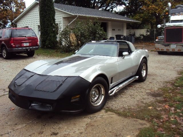 1980 Silver Chevrolet Corvette Coupe