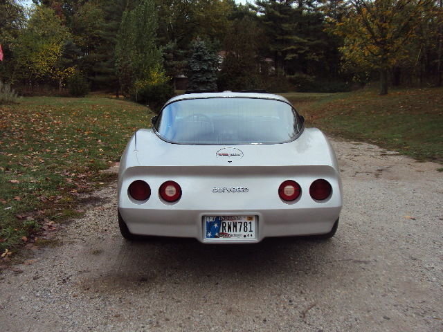 1980 Silver Chevrolet Corvette Coupe
