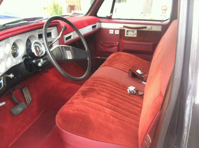1985 Black Chevrolet C-10