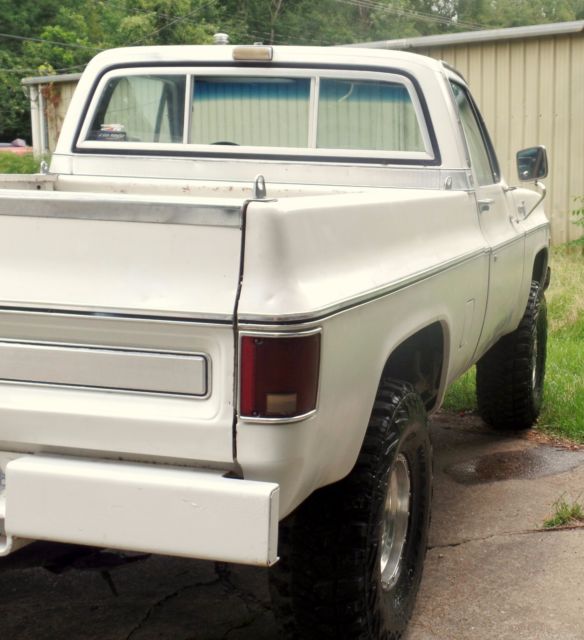 1980 White Chevrolet Silverado 1500 Standard Cab Pickup Truck