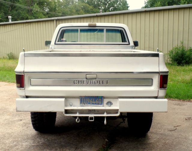 1980 White Chevrolet Silverado 1500 Standard Cab Pickup Truck