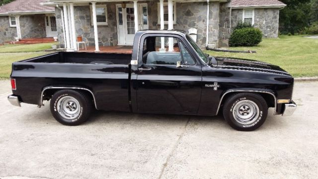 1985 Black Chevrolet C-10 Standard Cab Pickup