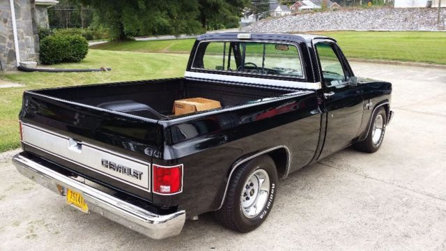 1985 Black Chevrolet C-10 Standard Cab Pickup