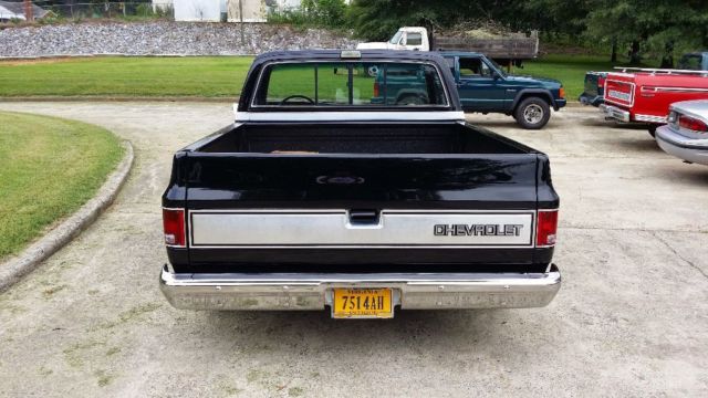 1985 Black Chevrolet C-10 Standard Cab Pickup