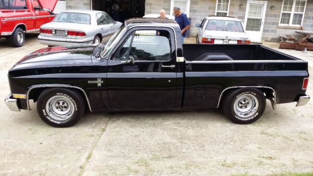 1985 Black Chevrolet C-10 Standard Cab Pickup