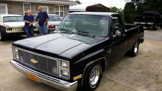 1985 Black Chevrolet C-10 Standard Cab Pickup