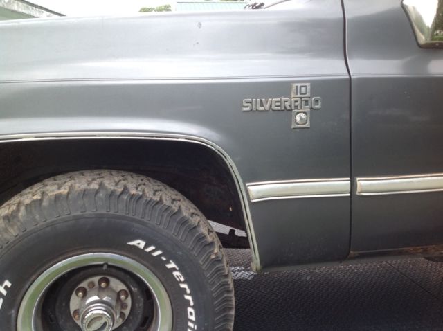 1987 Gray Chevrolet Other Pickups Pickup (Truck)