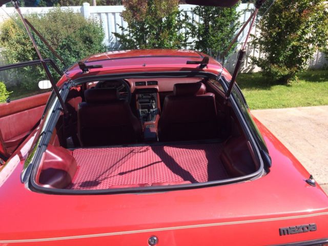 1983 Burgundy Mazda RX-7 Coupe