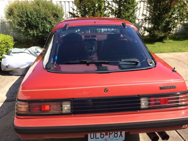 1983 Burgundy Mazda RX-7 Coupe