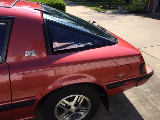 1983 Burgundy Mazda RX-7 Coupe
