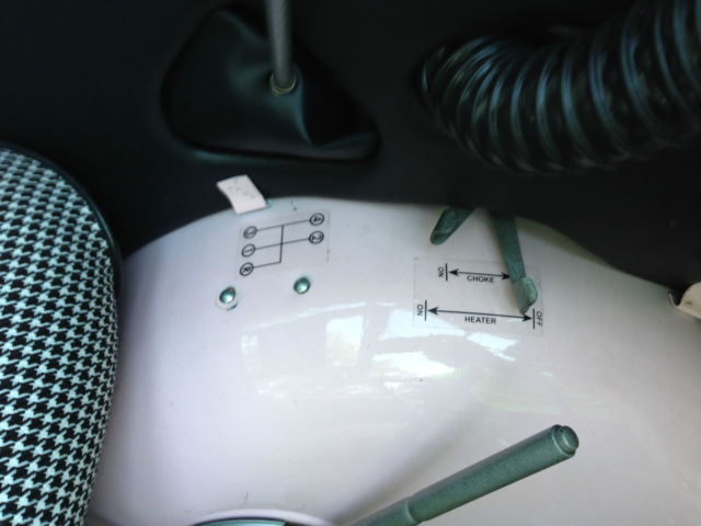 1957 white and necco wafer pink BMW Other bubble