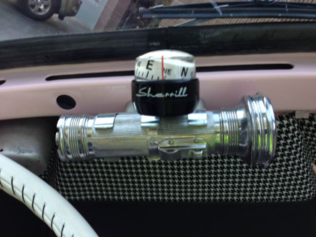 1957 white and necco wafer pink BMW Other bubble