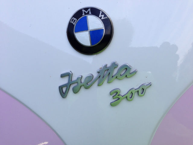 1957 white and necco wafer pink BMW Other bubble
