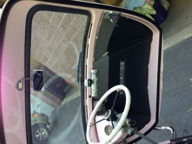 1957 white and necco wafer pink BMW Other bubble