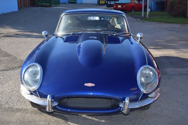 1967 Metallic Blue Jaguar E-Type Coupe