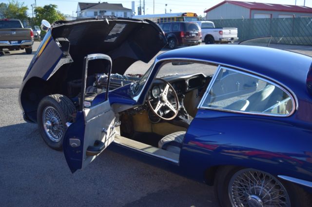 1967 Metallic Blue Jaguar E-Type Coupe