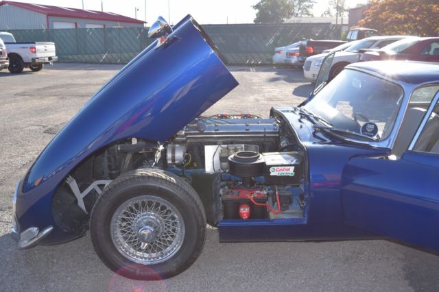 1967 Metallic Blue Jaguar E-Type Coupe