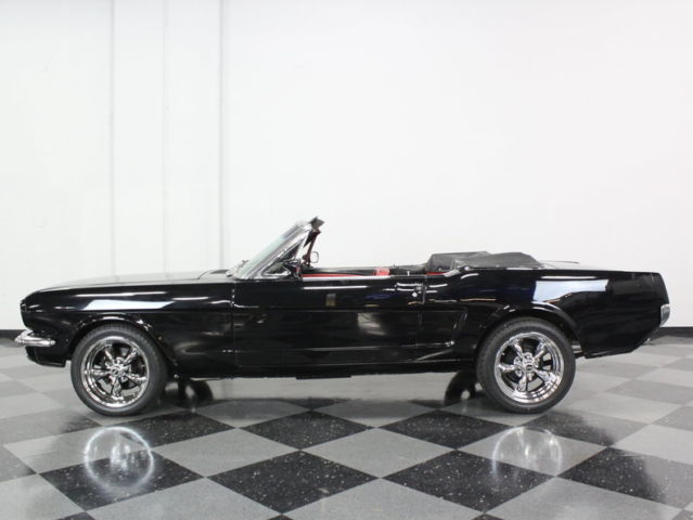 1966 Black Ford Mustang Convertible
