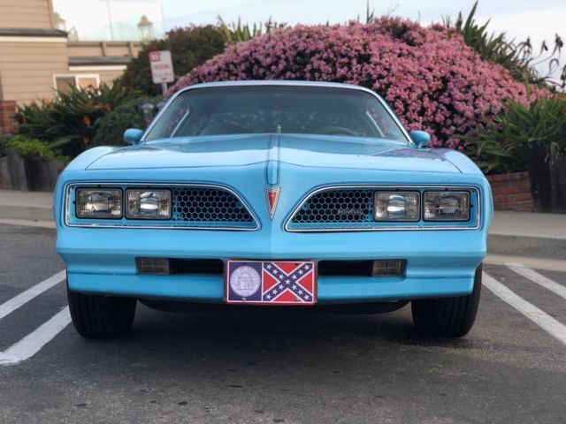1977 Blue Pontiac Firebird Coupe