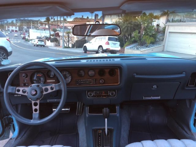 1977 Blue Pontiac Firebird Coupe