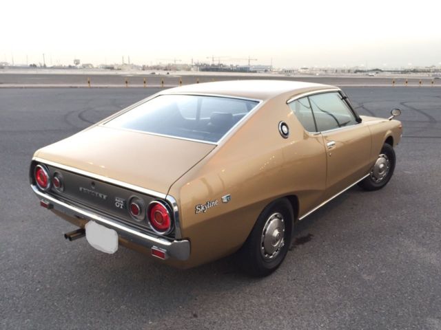 1974 Golden light brown classic Nissan Skyline Coupe