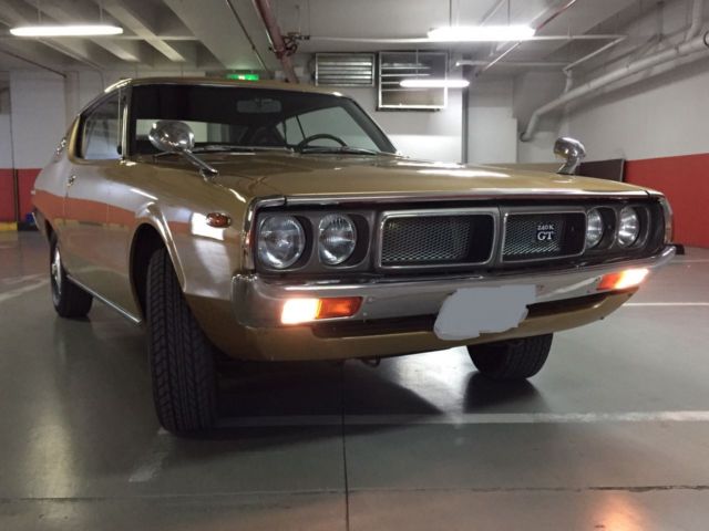 1974 Golden light brown classic Nissan Skyline Coupe