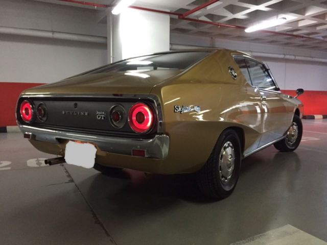 1974 Golden light brown classic Nissan Skyline Coupe