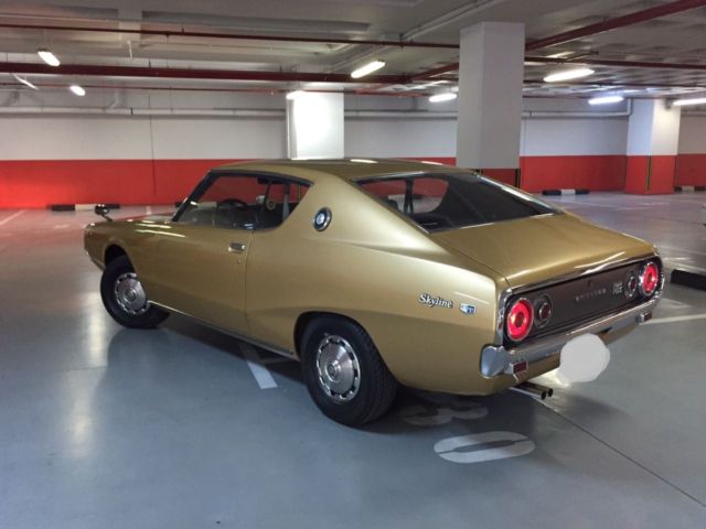 1974 Golden light brown classic Nissan Skyline Coupe