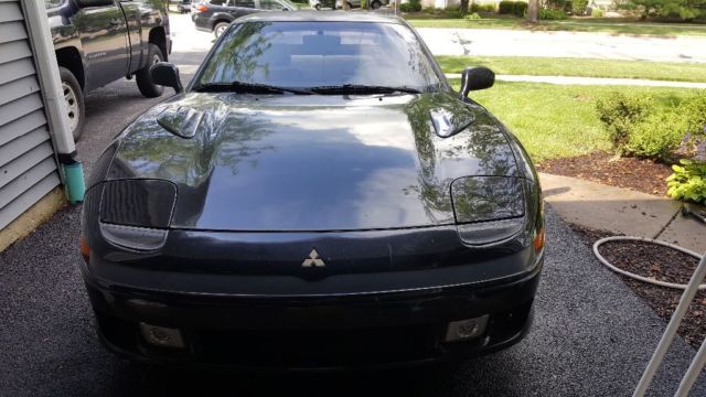 1992 Black Mitsubishi 3000GT Hatchback