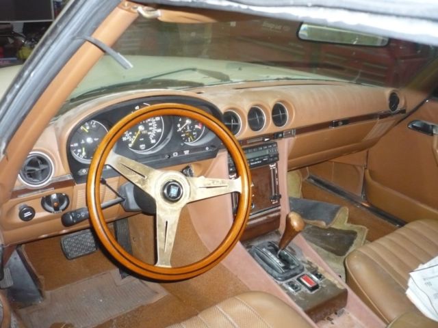 1977 Yellow Mercedes-Benz SL-Class Convertible